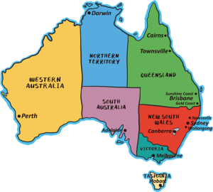 Hobart-map