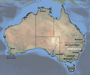 نقشه نیوکاسل استرالیا - NewCastle map